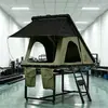 Tenda de Teto Extensível Triangular, Toldo Traseiro Estilo Asa para Proteção Solar e da Chuva, Tecido Poliéster-Algodão Resistente ao Desgaste, Adequado para Uso ao Ar Livre