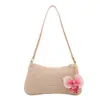 Bolso de Hombro Tejido de Paja para Mujer 2026 Imprescindible de Verano Bolso Casual de Alta Calidad Bolso de Hombro para Vacaciones Bolso para Debajo del Brazo Bolso de Mujer