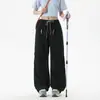 Pantalones Shenlaishi Jk Dopamina Corte Holgado Estilo Bf Frescos Secado Rápido Pantalones Paracaídas Verano Casual para Hombre Pantalones Rectos