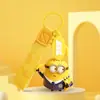 Llavero Original de Muñeco Minions de Dibujos Animados Pareja Lindo Colgante para Mochila Escolar Llavero de Coche Pequeño Regalo Venta al por Mayor