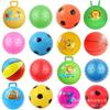 Pelota inflable para niños, juguete de raqueta, pelota pequeña, pelota de sandía, pelota azul pequeña para niños y niñas, pelota de masaje de fútbol, pelota de tres colores
