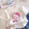 Camisetas de Algodón Puro para Niños y Niñas, Manga Corta Verano 2025 Nuevo Estilo Tops para Niños y Ropa para Niños