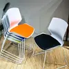 Sillas para Conferencias de Capacitación, Sillas de Oficina Simples Apilables, Sillas de Negociación con Respaldo, Sillas de Plástico para Ocio, Sillas de Oficina Simples