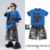 Roupas da moda infantil para dança de rua estilo hip-hop roupas hip-hop legais e estilosas para meninos e meninas para apresentações de rua infantil