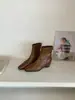 Botines cuadrados de estilo británico para mujer, nuevo modelo primavera y otoño 2026, botas de tacón grueso, botas elegantes de corte ajustado, botas de moda versátiles