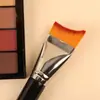 Cangzhou Pincel de Maquillaje Pincel para Base de Maquillaje Luna Creciente Pincel de Hoja Pincel para Base de Maquillaje Líquida Ultra-delgado Sin Marcas Sin Polvo Herramientas de Maquillaje de Belleza