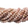 Cuentas Sueltas de Piedra Solar Natural Escarchada Cuentas Redondas de Piedra Lunar Accesorios de Joyería para Pulsera Semiacabada Pulsera de Joyería