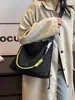 Bolso Bolso Cruzado de Mujer de Gran Capacidad 2025 Nuevo Impermeable de Tela de Nailon Bolso Tote Trabajo Viajero Estilo Coreano Bolso de Hombro