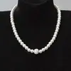 X600 Venta Caliente Transfronteriza Nuevo Conjunto de Colgante de Collar de Perlas con Pendientes de Perla a Juego, Conjunto de Regalo de Lujo Ligero, Aleación