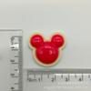 Nuevos Dibujos Animados Mickey Resina Accesorios Horquilla Accesorios para el Cabello Zapatos con Agujeros Hebilla para Zapatos Carcasa para Teléfono Móvil Parche Accesorios