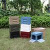 Caja plegable de plástico estilo japonés de 20 litros con doble puerta lateral, pequeña caja de almacenamiento para el hogar y camping al aire libre.