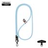 Cordón para teléfono móvil, personalizado, ajustable, para colgar en el cuello, funda cruzada, cuerda larga de 6 mm, cordón tejido antipérdida, Japón y Corea del Sur.