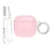 Adecuado para funda protectora AirPods Pro 3, funda transparente de doble capa tipo cubo de hielo para auriculares Apple de segunda generación, funda protectora AirPods