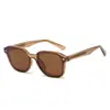 Gafas de Sol Modelo Nuevo 2025 con Patillas de Propionato, Estilo Retro de Diseñador, Gafas de Moda Transfronterizas, Gafas de Sol Polarizadas Rectangulares
