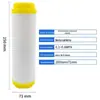 Elemento filtrante de resina de 10 polegadas e 20 polegadas, purificador de água, pré-filtro comercial doméstico, material de filtro de amolecimento de resina de troca iônica