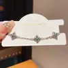 Estilo Luxo Leve Pulseira Ajustável Flor Estrela de Zircônia Pulseira Elegante Exquisita Retrô Joias de Nicho de Alto Padrão para Mulheres