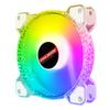 Anillo de Jade Luna Fresca Caja Argb Ventilador de Caja de Computadora de Escritorio 12cm Ventilador de Refrigeración Cambia de Color Eclipse Ventilador Silencioso