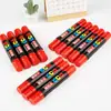 Caneta Marcadora 17mm Pop Marker Pen Arte Pintura À Prova d'Água Oleosa Grande Capacidade Ponta Grossa Tinta Recarregável 12 Cores Opcionais