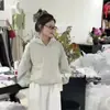 25 Ropa con Capucha para Protección Solar de Primavera y Verano Chaqueta de Aspecto Adelgazante Holgada Chaqueta Chaqueta Versátil Casual para Mujer Top Estilo Ropa de Trabajo