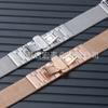 Adecuado para Correa de Reloj Apple Huawei Xiaomi Samsung Nueva Correa de Malla de un Eslabón Correa de Bambú Correa de Reloj de Acero Inoxidable