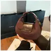 Bolsos de Nicho de Alta Gama Transfronterizos para Mujer Otoño e Invierno 2025 Nuevo Bolso Bandolera de Hombro Único Retro Esmerilado Popular Bolso Dumpling