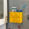 Novo Bloco de Construção Geladeira Absorção Magnética Caixa de Armazenamento Plástico Filme Doméstico Armazenamento de Cozinha Ímã Porta de Entrada Rack de Armazenamento Coisas Boas