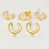 Convertidor de Pinza para Oreja de Espiral Antimosquitos Accesorios para Pendientes DIY Moda Estilo Colgante Redondo Pendientes sin Perforar Venta al por Mayor