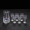 Nuevo Set de Vino Copa de Vino Blanco Copa de Licores Dispensador de Vino de Cristal Copa de Vino Pequeña Caja de Regalo traje Set de Siete Piezas Shihuai