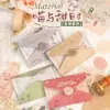 Paquete de Materiales Yuxian: Miau y Dulce Momento, Papel Especial Ligero Retro, Material para Journaling DIY, Notas Adhesivas Decorativas para Estudiantes
