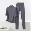 Conjunto de Traje Casual de Modal para Mujer, Conjunto de Dos Piezas Delgado Holgado de Talla Grande para Verano que se Puede Usar Afuera