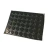 Almohadillas Anticolisión para Muebles de Gabinete Plano, Almohadillas Anticolisión con Adhesivo Posterior, Almohadillas de Silicona con Adhesivo Posterior, Amortiguadoras y Antideslizantes