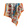Bufanda Cuadrada Pequeña Nueva de Verano Bufanda de Seda Bufanda de Primavera y Verano para Mujer Bufanda con Estampado para Protección del Cuello Bufanda Profesional