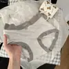 Pantalones de Ropa Interior Térmica de Terciopelo Cepillado de Alta Elasticidad Otoño Invierno para Mujer con Bloques de Color de Cintura Media Bragas para Dama 10A con Entrepierna de Modal Antibacteriano