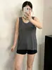 Casaco feminino plus size e camisola interna, blusa de tricô versátil para mulheres, estilo verão 2026, blusa básica para senhoras plus size
