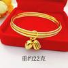 Pulsera de moda para mujer chapada en oro latón Sansheng Sanshi Loto gran cantidad pulsera Congyou joyería de oro arena de Vietnam