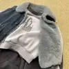 Colete jeans masculino com forro de fleece, espessado, novo estilo de inverno, colete quente para bebês e crianças maiores, peça externa para crianças, roupas de outono e inverno