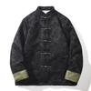 2023 outono e inverno novo estilo chinês masculino fivela retro chinês tang terno plus size moderno algodão-acolchoado casaco algodão-acolchoado jaqueta para homens