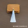 8cm capuchón de metal borla pequeña borla abanico colgante marcapáginas borla ropa accesorios para el cabello borla accesorios decorativos al por mayor