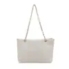 Bolsa de mano de tela a cuadros al por mayor, bolsa para mujer, nuevo estilo verano 2026, bolso de hombro de gran capacidad, correa de cadena, bolso cruzado simple