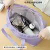 Bolsa de playa de malla, bolsa de almacenamiento para artículos de tocador de viaje, bolso tote calado, bolsa con cordón, bolsa de compras plegable, bolsa interior