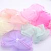 Bowknot diy acessórios cocar das meninas Super fada malha pérola fivela acessórios roupas sapatos artesanais materiais semi-acabados