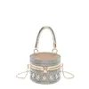 Bolso Cubo de Nuevo Estilo Incrustado con Diamantes Transfronterizo, Bolso Cruzado, Bolso de Mano para Noche tipo Clutch, Bolso Caja, Bolso de Acrílico de Alta Gama, Bolso de Mano