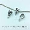 Conector de Três Vias de Prata do Xizang Pingente Vintage Oco com Furo Grande Conector para Pulseira e Colar Acessórios Artesanais DIY Atacado
