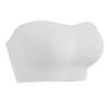 Sujetador strapless para mujer talla grande, top tubular acolchado, sujetador tubular sin tirantes con silicona antideslizante, sin costuras, inalámbrico