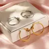 Joyas Lele Pendientes Clásicos Simples y Únicos de Alta Calidad al por Mayor Directo del Fabricante Pendientes Transfronterizos de Acero Inoxidable para Mujer