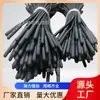 Corda Elástica Redonda Preta Personalizada 3-6mm Cadarço Corda Elástica Corda Elástica de Borracha Clipe de Corda Elástica Cauda de Puxar Corda de Tensão para Esportes