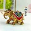 Artesanato Especial de Xinjiang Cor Esmalte Ornamento de Mesa Caixa de Armazenamento de Joias Lembrança de Viagem de Xinjiang Tampa Deslizante Outros