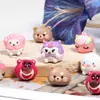 Transfronterizo Nuevo Silicona Dibujos Animados Color Sólido Cuentas Sueltas Hecho a Mano DIY Pulsera de Cuentas Llavero Accesorios de Joyería