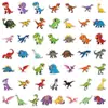 50/100 Lindas Pegatinas de Dinosaurios Pequeños con Graffiti para Taza de Agua, Teléfono Móvil, Cuaderno, Maleta, Pegatinas Decorativas Impermeables