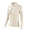 Colección Otoño/Invierno 2026: Sudadera de mujer con cuello alto, media cremallera, cortavientos, cuello mao pequeño, color liso, manga larga, capa base de forro polar cómoda y cálida